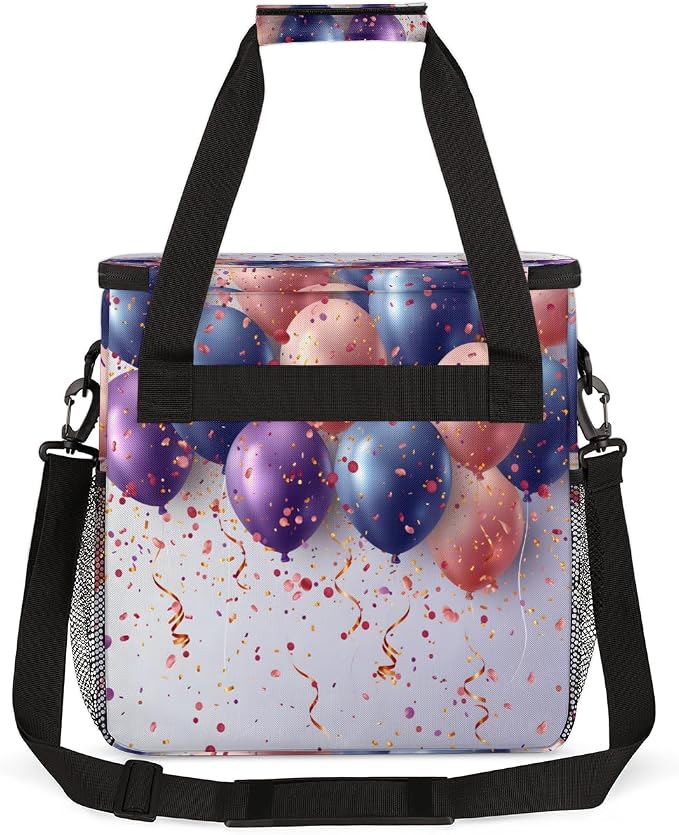 Colorful Balloon Coffee Maker Travel Bag, Portable Storage Tote Bag - Image 5