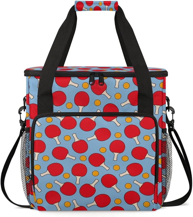 Table Tennis Pattern Coffee Maker Travel Bag, Table Tennis Pattern Large by Home
