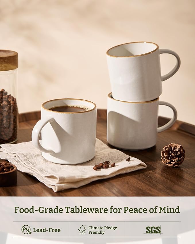 famiware Coffee Mugs Set of 4 Nebula 14oz Coffee Mugs, Ceramic Cup Set - Image 3