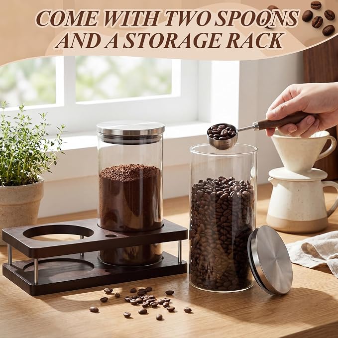 Suclain Glass Coffee Grounds Container - Image 5