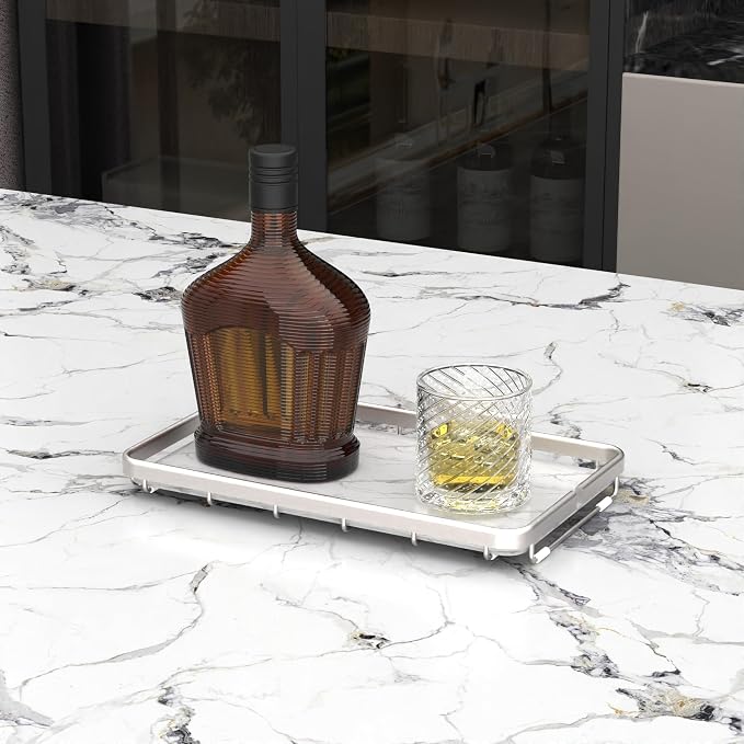 Counter Organizer for Bathroom, Kitchen or Coffee Bar, Metal Shelf - Image 9