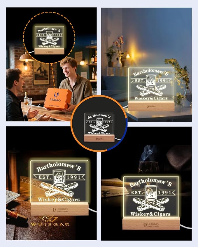 Personalized Cigars Smoking Room Signs - Image 7