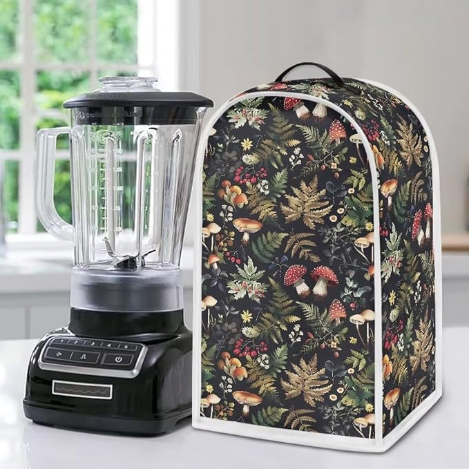 Mushroom Leaves Blender Dust Cover, Anti Fingerprint Polyester Stand Mixer or - Image 5
