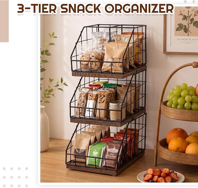 Coffee Bar Organizer 3 Tier - Image 4