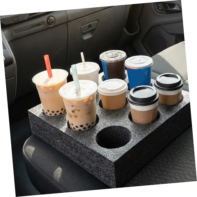 Multi-Hole Drink Holder Cup Carrier Tray - Image 6