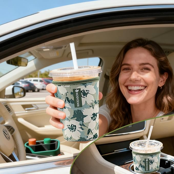 Reusable Iced Coffee Cup Sleeve Insulator - Image 5