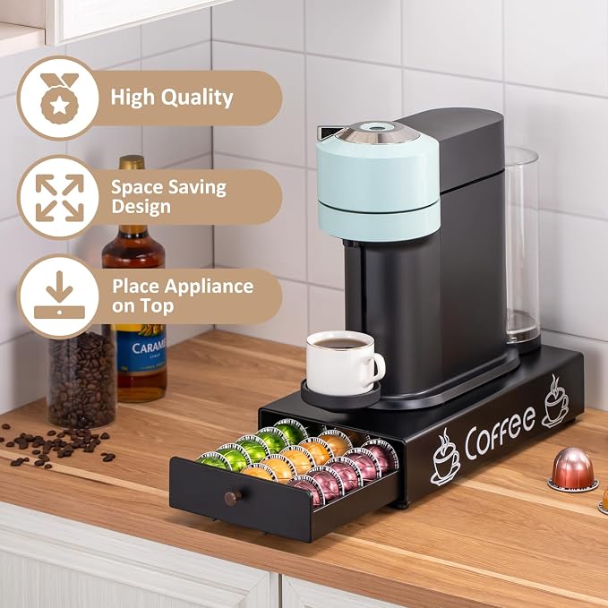 Nespresso Pod Holder Pod Drawer Cabinet Pod Storage Rack - Image 4
