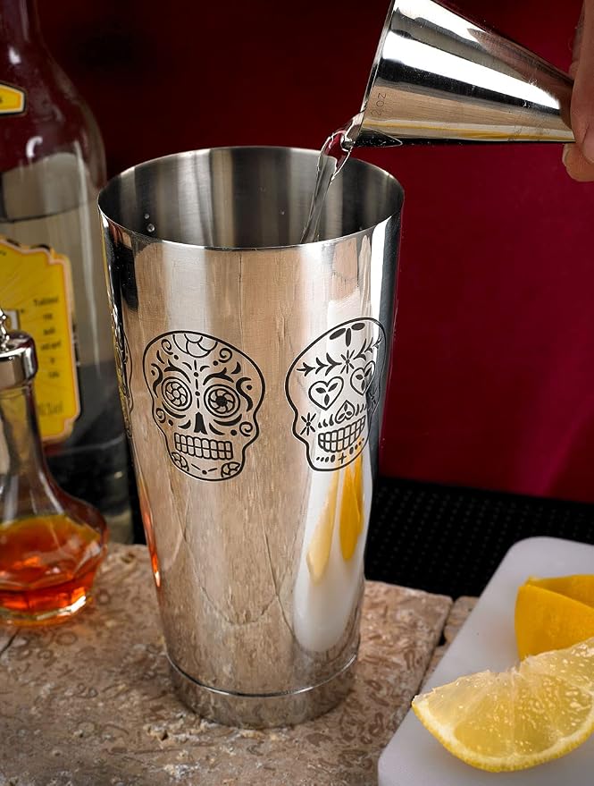 Barfly 28oz Shaker Tin, Day of the Dead - Image 7