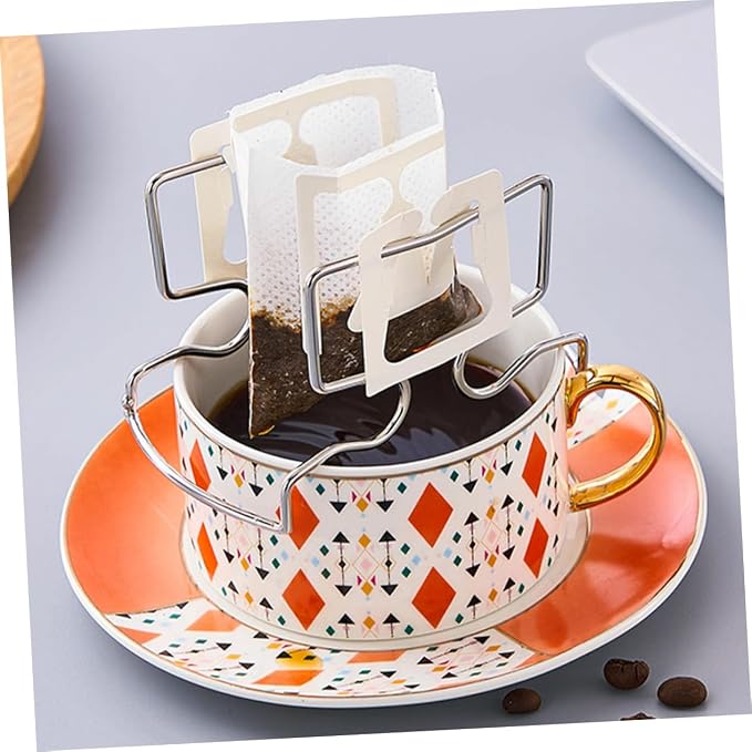 Hanging Ear Coffee Filter Holder Stand Portable Stainless Steel Drip Rack - Image 6
