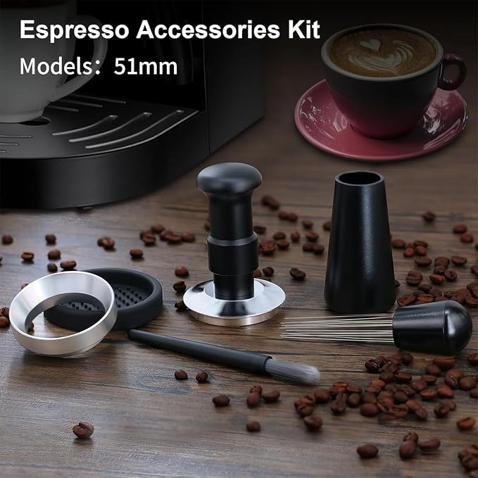 51mm Espresso Accessories Kit, Espresso Tools 5 Set, - Image 2