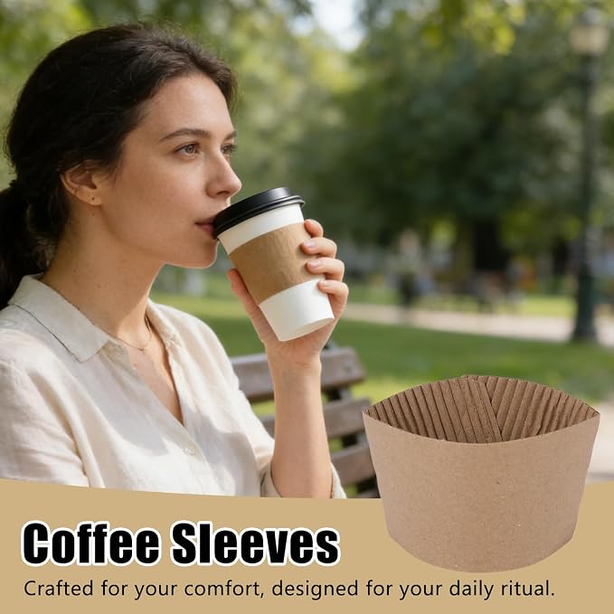 200 Pack Coffee Cup Sleeves, coffee sleeves, Coffee Sleeves Disposable - Image 5