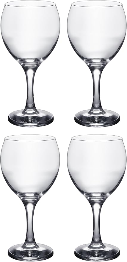 Red Co. Multipurpose Classic Stemmed Clear Wine Glasses, 12.25 fl oz — Set of 4 - Image 7