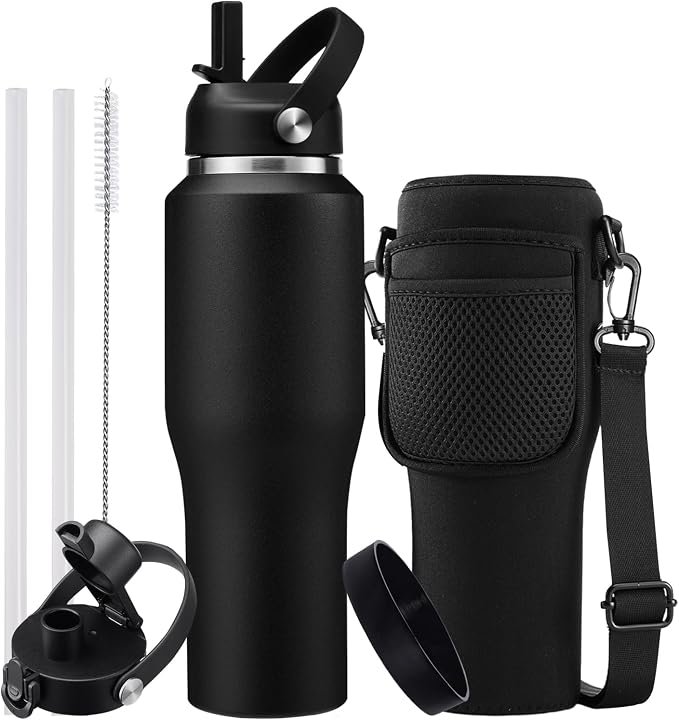 32oz Stainless Steel Water Bottle, Cold-48H & Hot-24H, Water Flask Thermal by DIGJUPER