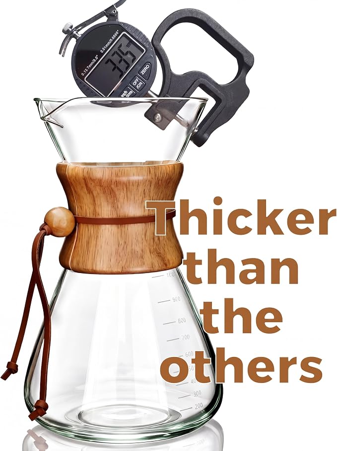 AGOGO Pour Over Coffee Maker Glass - Image 3