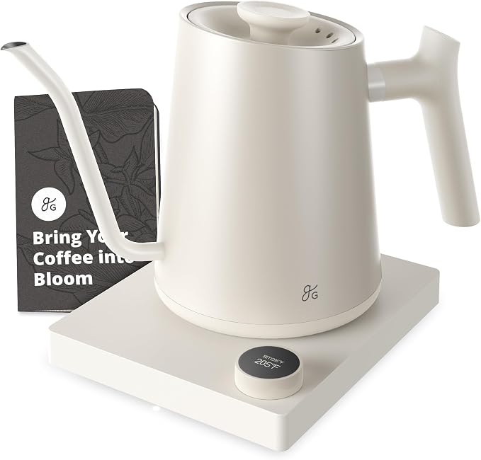 Greater Goods Electric Gooseneck Kettle and Coffee Scale, Designed in St. Louis - Image 2