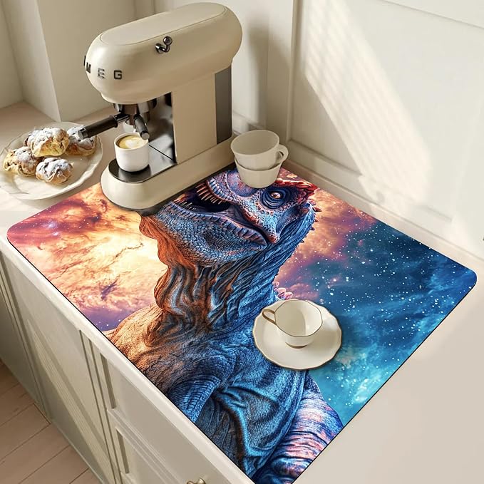Coffee Mat, Coffee Bar Accessories Fit Under Coffee Maker Espresso Machine by Unknown