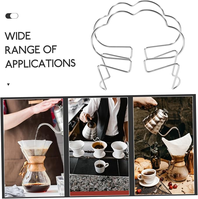 HEALLILY Hand Brewed Coffee Holder Filter Bag Rack Strong Hanging Ear Drip - Image 8