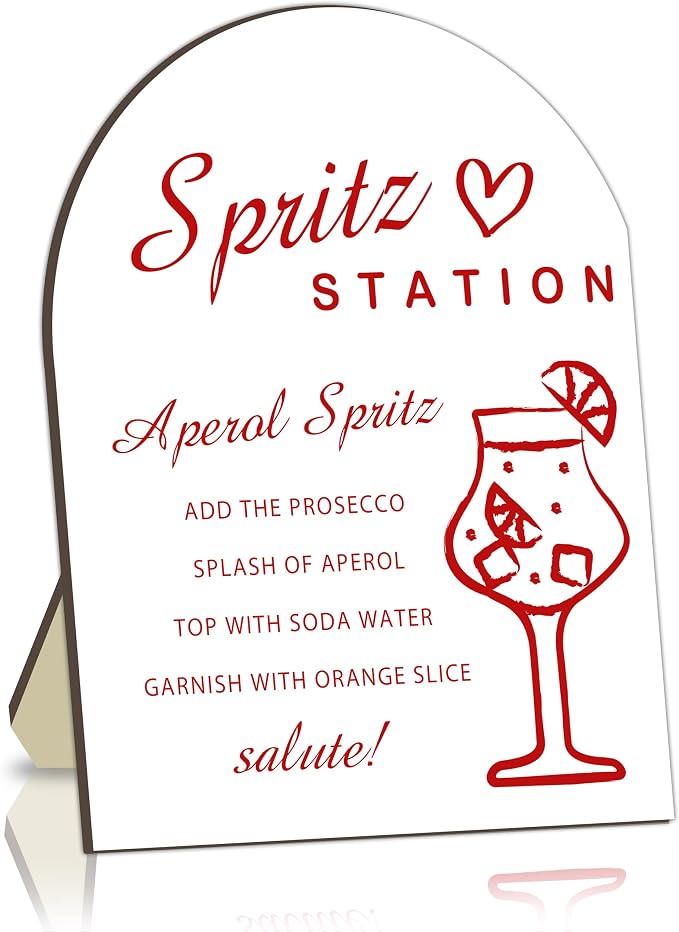 Aperol Spritz Bar Sign, Aperol Spritz Bar Station Sign by Unknown