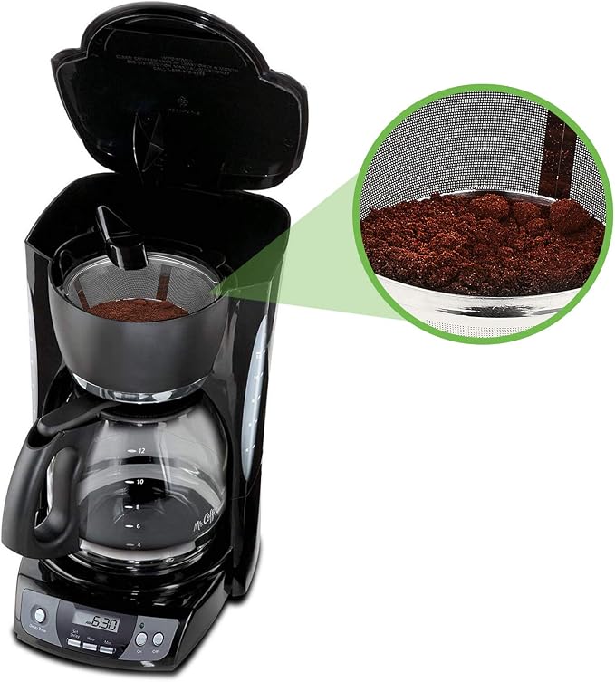 Reusable Coffee Filters 8-12 Cup Permanent Coffee Filters Basket Washable - Image 5