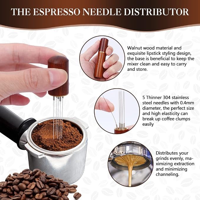 Y-Step 23 PCS Coffee Tamper Set, Espresso Accessories Kit Barista Kit, - Image 4