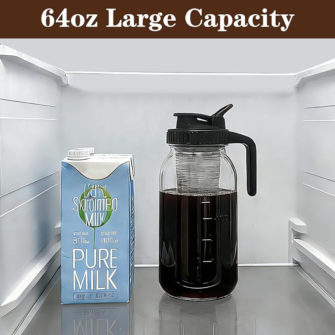 Cold Brew Coffee Maker, 64oz Cold Brew Pitcher - Image 5