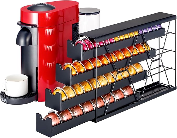 FlagShip 4-Tier Corner Coffee Pod Organizer by FlagShip