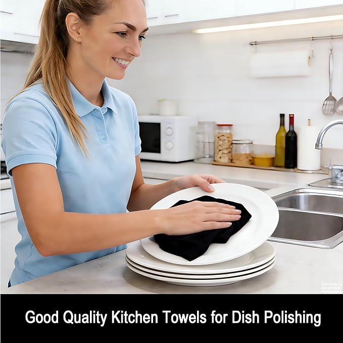 Wine Glass Polishing Cloth Microfiber Cleaning Cloths Kitchen Towels Glassware - Image 4