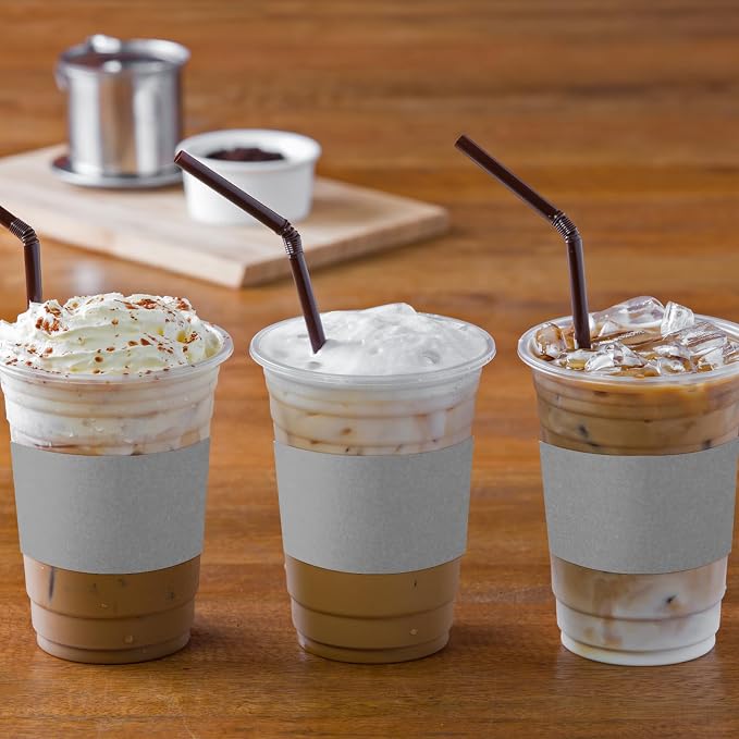 Disposable Coffee Cup Sleeves Corrugated Kraft Paper Coffee Cup Sleeves Holder - Image 6