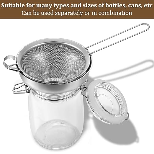 Boao 4 Pieces Stainless Steel Funnels - Image 3