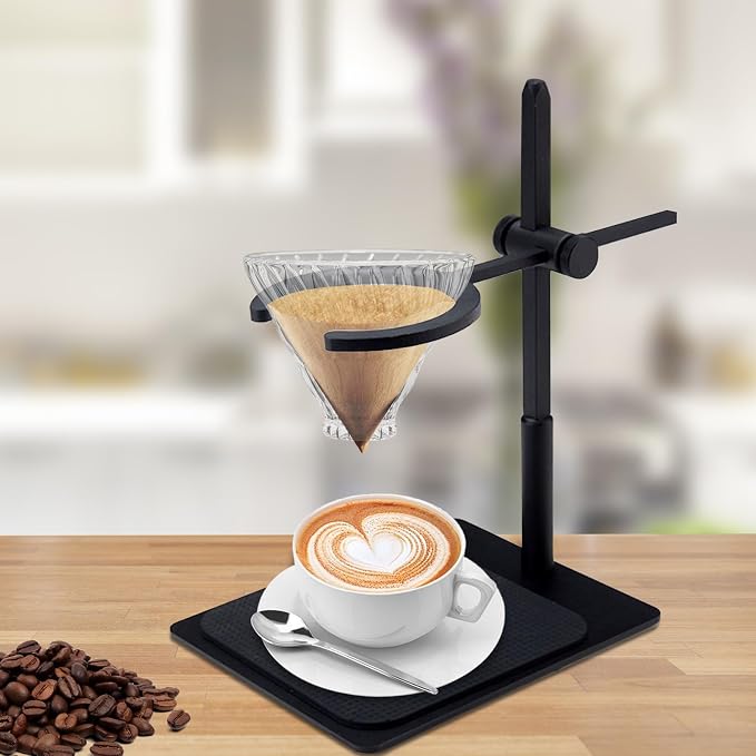 Xuthusman Coffee Dripper Holder Silicone Base Glass Funnel Stand Portable by Xuthusman