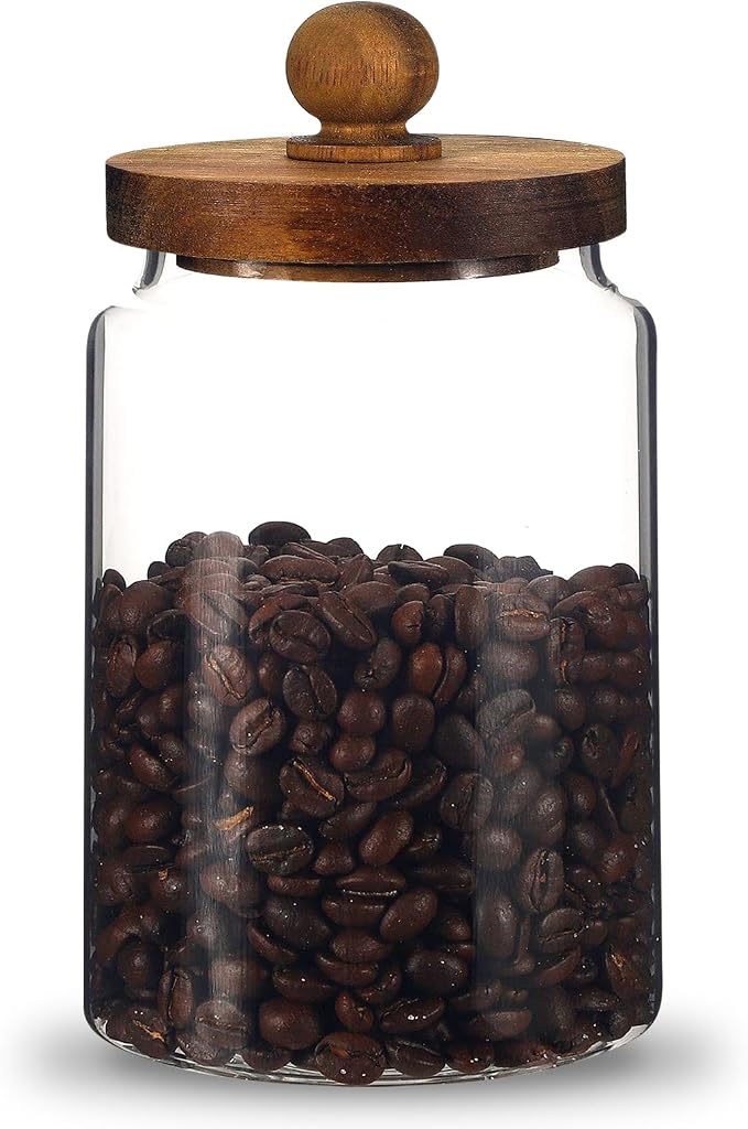 Glass Spice Jar Coffee Sugar Container Airtight Glass Jar Food Storage - Image 2