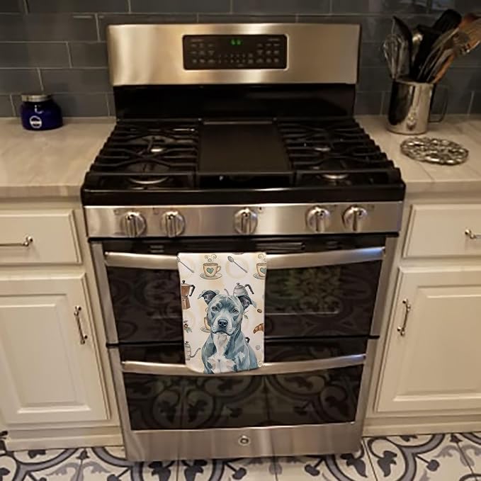 Caroline's Treasures Blue American Staffordshire Terrier Coffee Bar Kitchen - Image 5