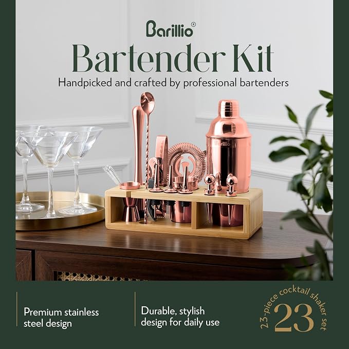 Barillio Rose Gold Bartender Kit - Image 2