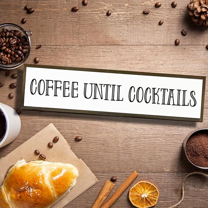 Coffees Wood Sign, Coffees Wood Decoration, Farmhouse Home Kitchen Decor - Image 4