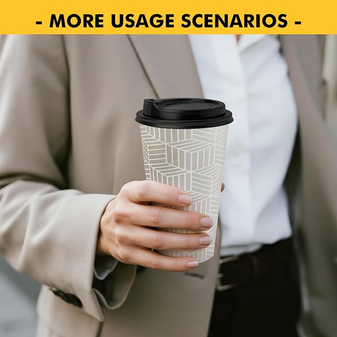 RACETOP 16 oz Disposable Coffee Cups - Image 5