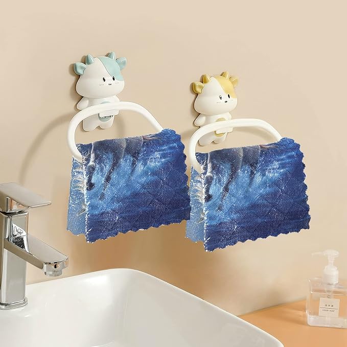 ALAZA Dish Towels Kitchen Cleaning Cloths Running Horse Dish Cloths Super - Image 5