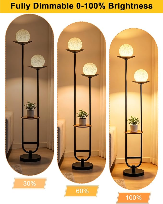 Lightdot 63IN Black Floor Lamp - Image 2