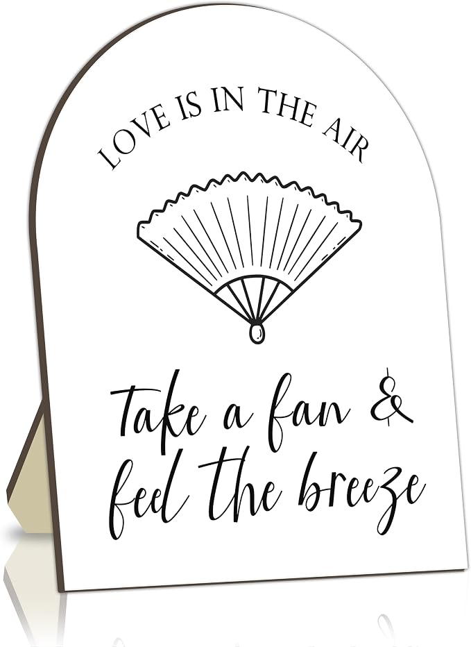 Fan Bar Station Board for Baby Shower, Fan Bar Wooden Welcome Table Sign for by Unknown