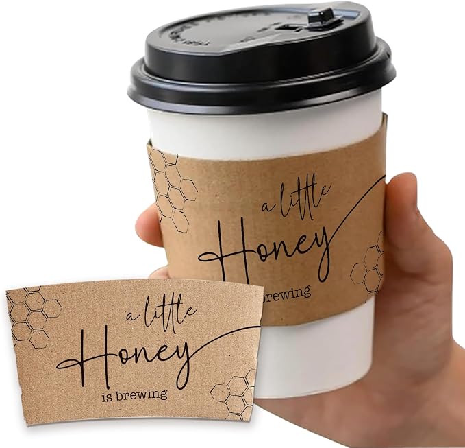20 Counts A Baby Is Brewing, Coffee Cup Sleeves by BONETAT