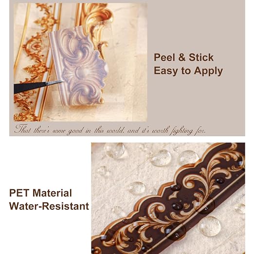 6 Rolls Vintage European PET Border Tape - Image 3
