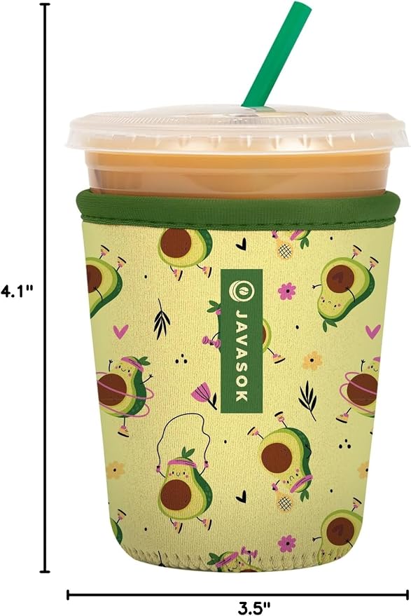 Sok It JavaSok Iced Coffee & Cold Soda Insulated Neoprene Cup Sleeve - Image 7