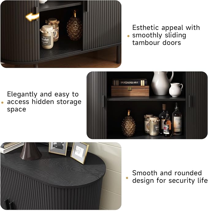 ONBRILL 40" Sideboard Buffet Cabinet - Image 3