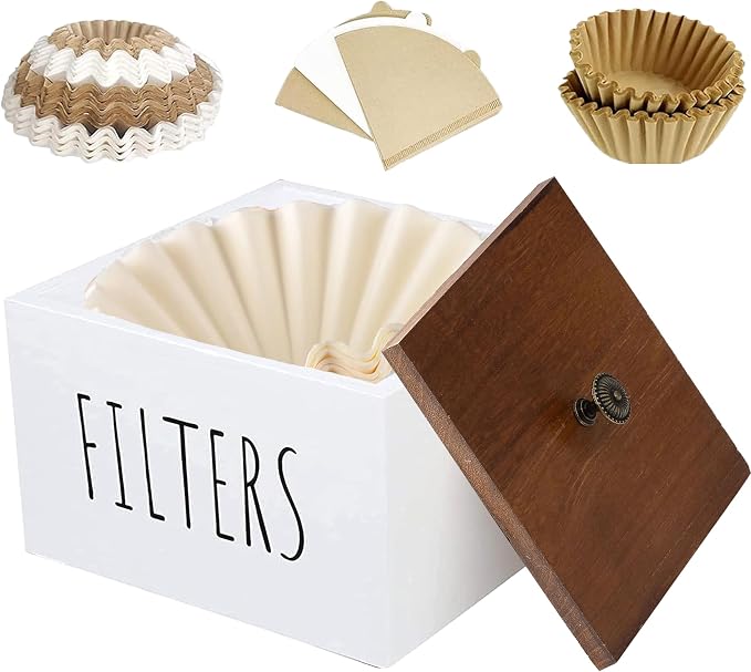Wooden Coffee Filter Holder by ESEHGS