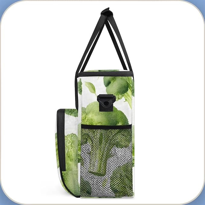 Broccoli Vegetables Coffee Maker Carring Bag, Large Insulated Storage Organizer - Image 4