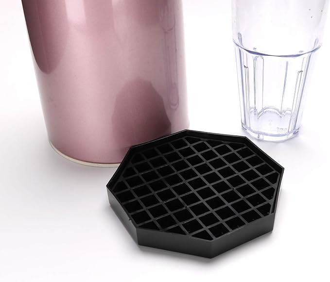 Restaurantware Octagon Drip Tray, 5 Inch x 5 Inch, 1 Removable Grate, - Image 2