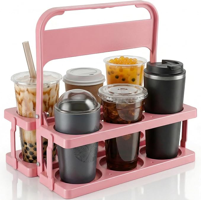 6 Cup Drink Carrier for Delivery by BEABOO