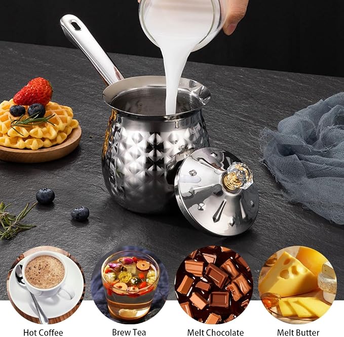 Turkish Coffee Pot, Turkish Coffee Maker, Chai Pot, Arabic Coffee Pot, Greek - Image 5