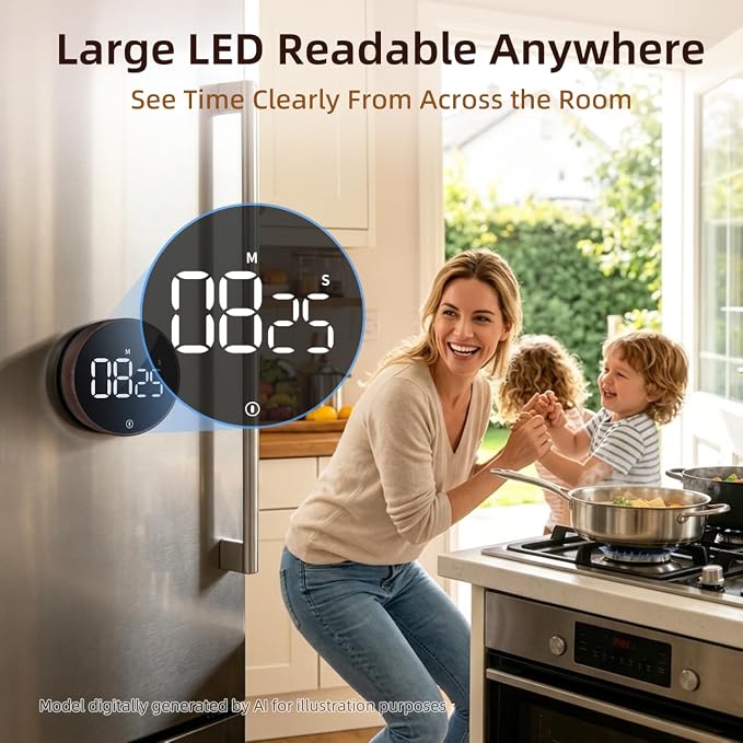 VOCOO Digital Kitchen Timer - Image 3