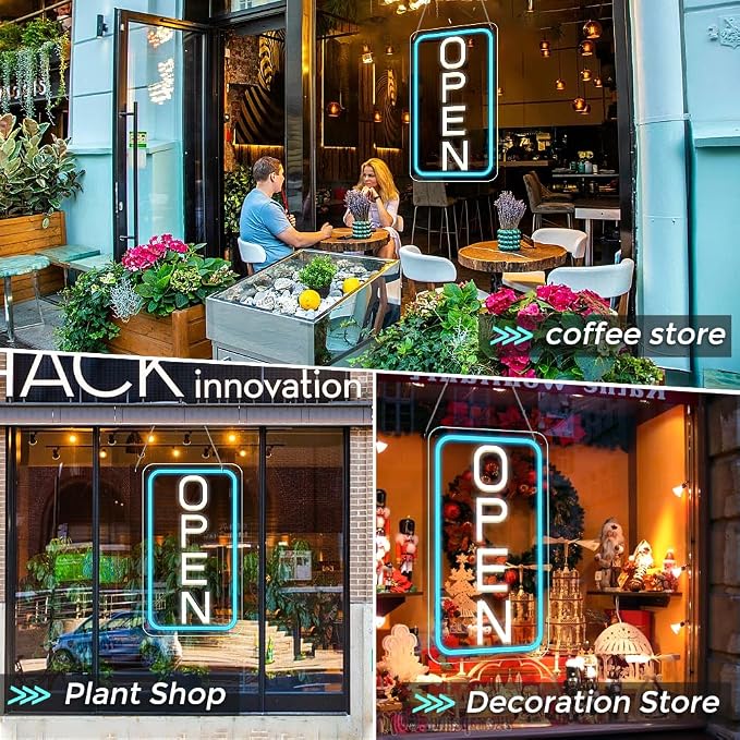 Open Signs for Business, Ultra Bright and Eye-catching Electric Light Up Sign - Image 6