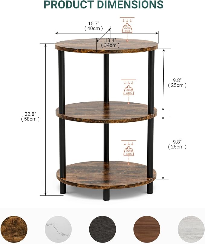 Round Small End Table - Image 2